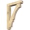 Ekena Millwork Balboa Craftsman Rough Sawn Bracket w/ Offset Brace, Douglas Fir, 6"W x 30"D x 42"H BKT0604X30X42BOA04RDF - alternate 1